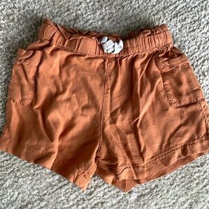 Dip burnt orange copper shorts 6-12 months